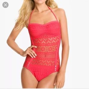 Robin Piccone cherry red swimsuit 🍒
